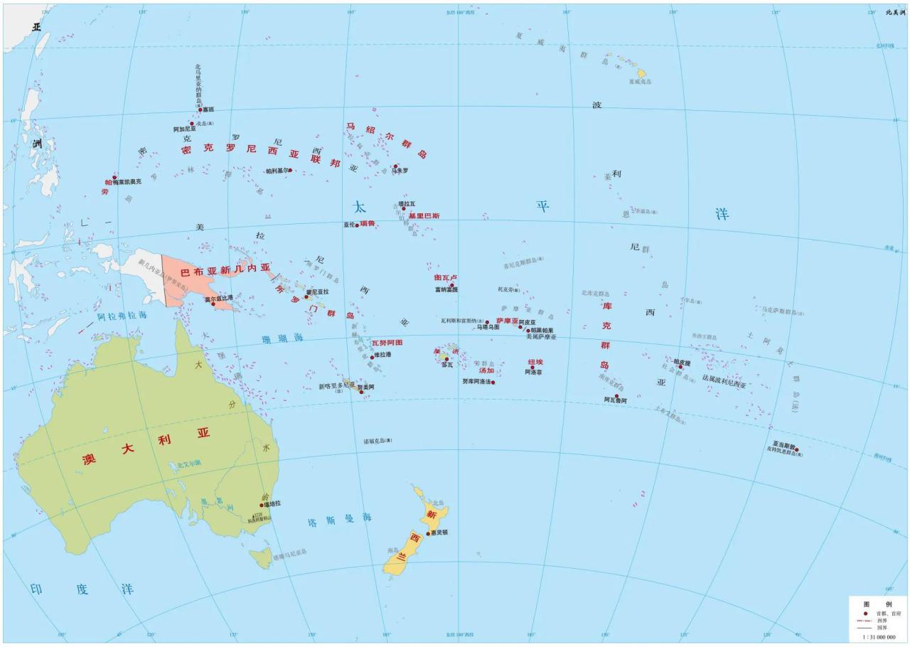 大洋洲在哪里，大洋洲有哪些国家面积排名简介-梦路生活号