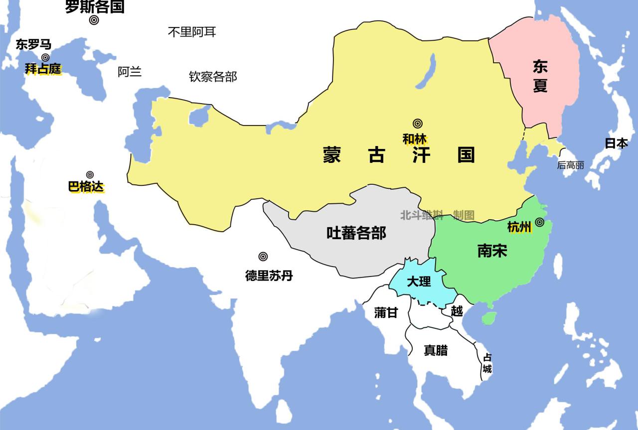 成吉思汗打的天下地图（蒙古帝国的扩张历程）-梦路生活号