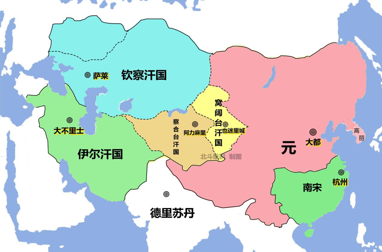 成吉思汗打的天下地图（蒙古帝国的扩张历程）-梦路生活号
