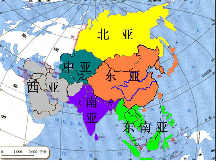 亚洲有哪几个国家，亚洲分为哪六个地理区域-梦路生活号