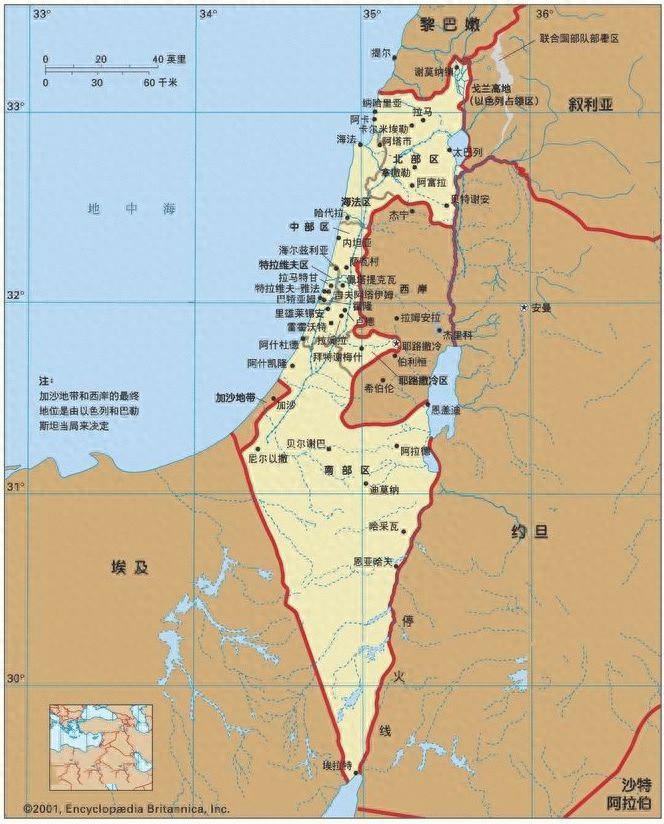 以色列在地图上的位置（以色列自然地理概况）-梦路生活号